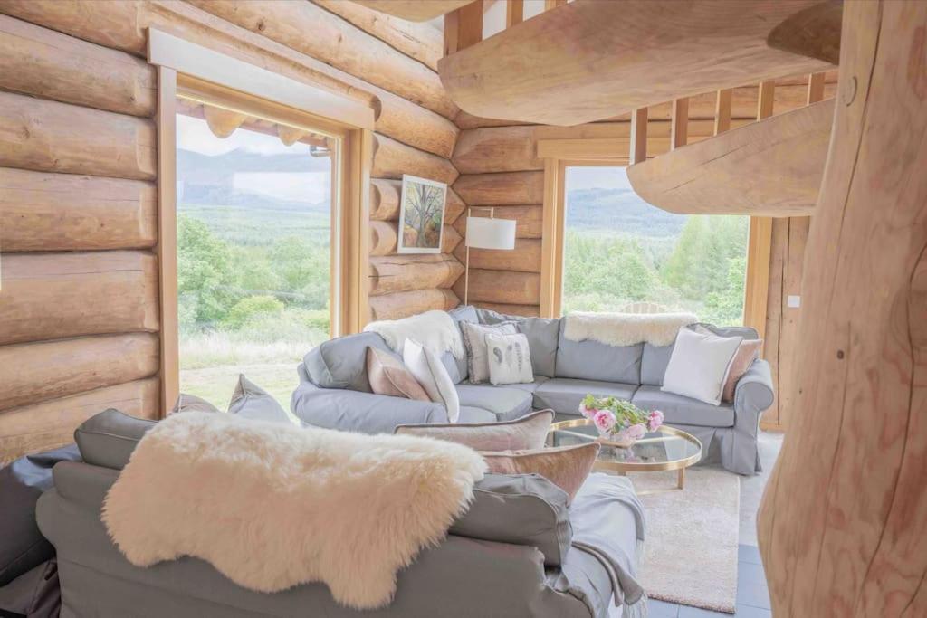 Wild Nurture Eco Luxury Offgrid Log Cabin Fort William Exteriér fotografie
